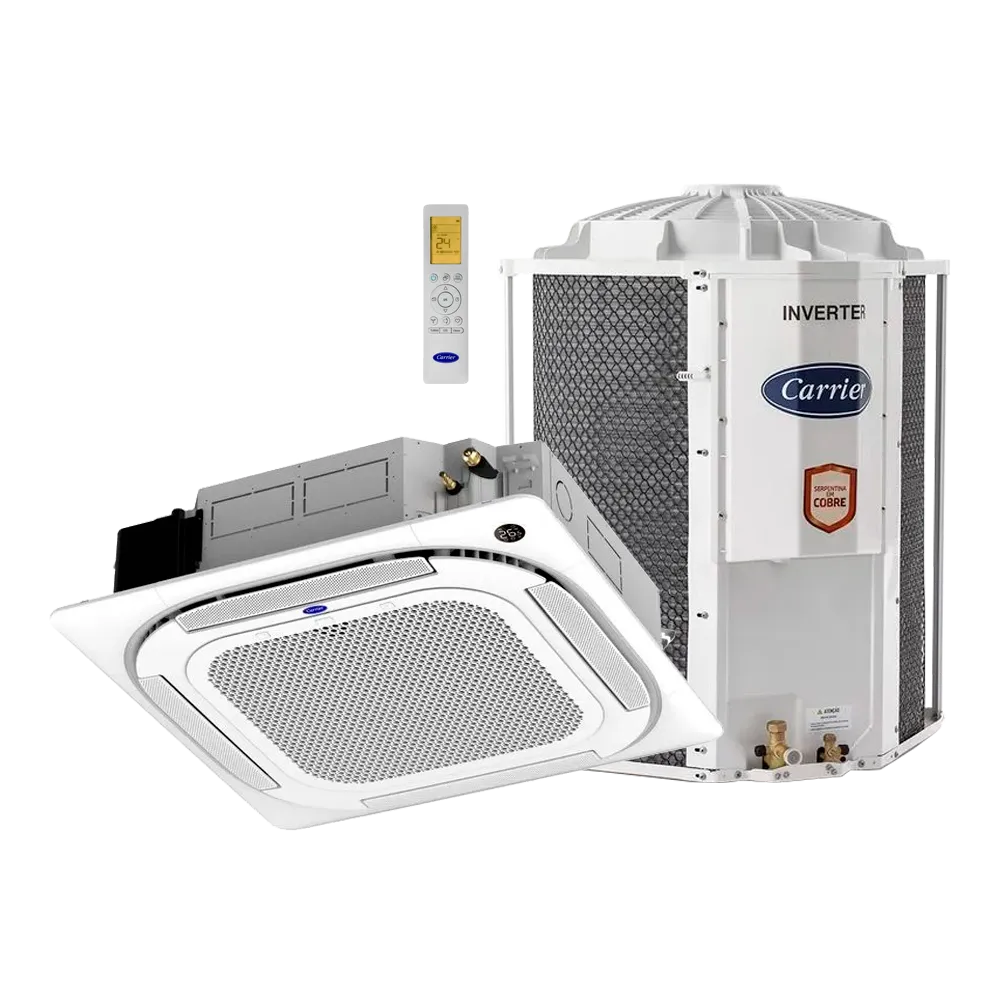 Ar Condicionado Cassete Carrier Inverter Connect 36000 Btus Frio 220v R-32