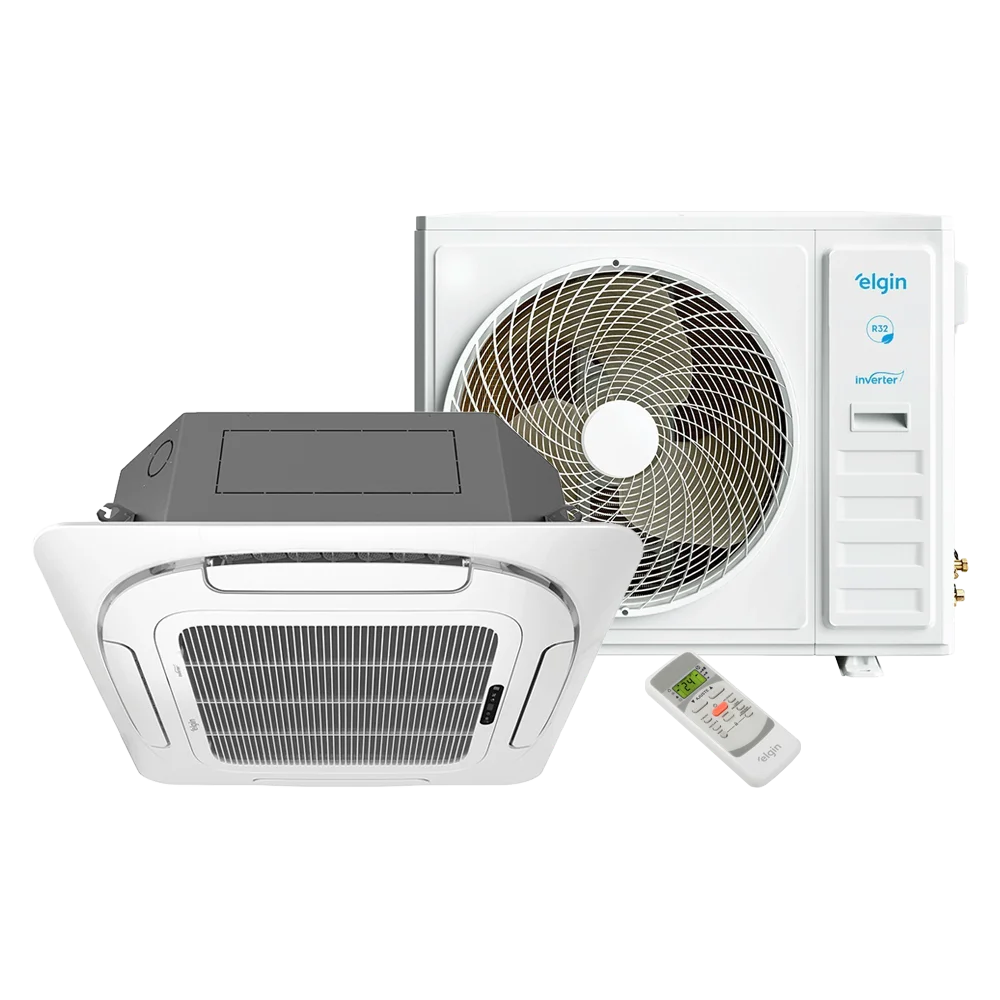 Ar Condicionado Cassete Elgin Inverter Eco 55000 Btus Frio 220v R-32